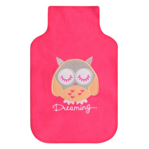 with Pink Owl Embroidery (Personalised with Text)