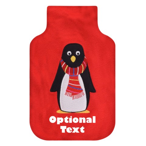 with Red Penguin Embroidery