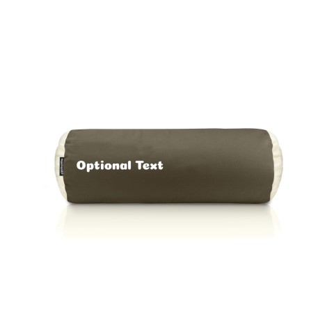 (Polyester Fibre Filling) (40cm x 13cm) - Chocolate Luxury Cotton Fabric with Organic Lavender (Personalised with Text)