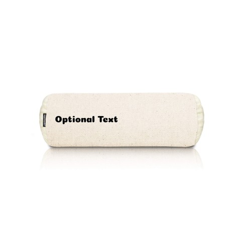 (Polyester Fibre Filling) (40cm x 13cm) - Natural Cotton Fabric (Personalised with Text)