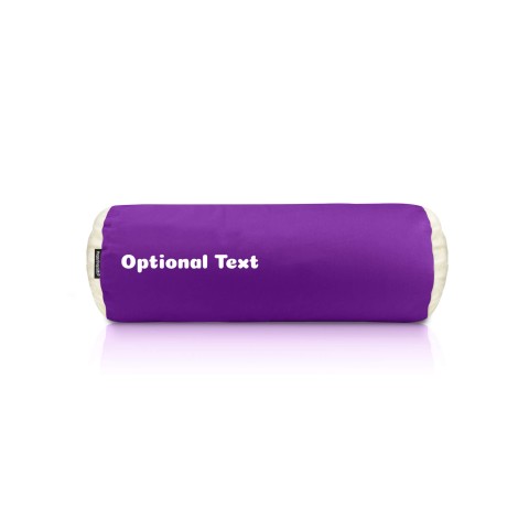 (Polyester Fibre Filling) (40cm x 13cm) - Purple Cotton Fabric with Organic Lavender (Personalised with Text)