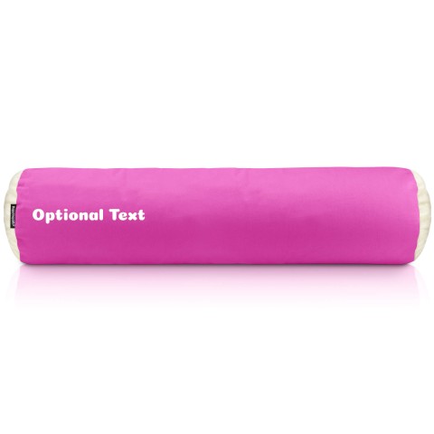 (Polyester Fibre Filling) (57cm x 13cm) - Bubblegum Pink Cotton Fabric with Organic Lavender (Personalised with Text)