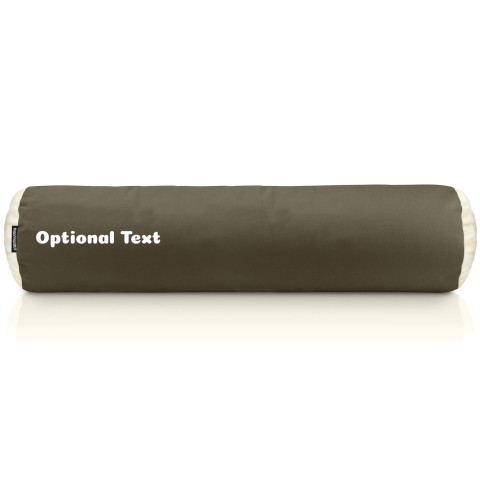 (Polyester Fibre Filling) (57cm x 13cm) - Chocolate Luxury Cotton Fabric (Personalised with Text)