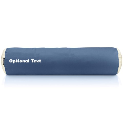 (Polyester Fibre Filling) (57cm x 13cm) - Gothic Blue Luxury Cotton Fabric with Organic Lavender (Personalised with Text)
