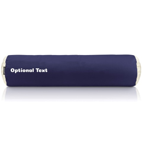 (Polyester Fibre Filling) (57cm x 13cm) - Navy Blue Cotton Fabric (Personalised with Text)