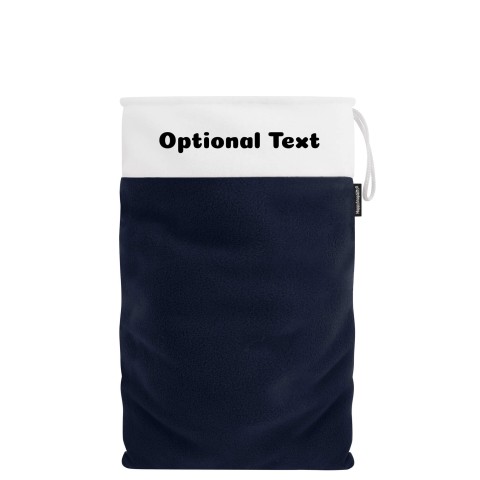 Large (55cm Size) - Navy Blue Fleece Fabric (Personalised with Text)