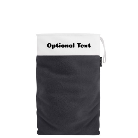 Medium (50cm Size) - Grey Fleece Fabric (Personalised with Text)