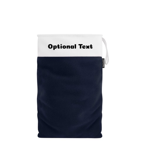 Medium (50cm Size) - Navy Blue Fleece Fabric (Personalised with Text)