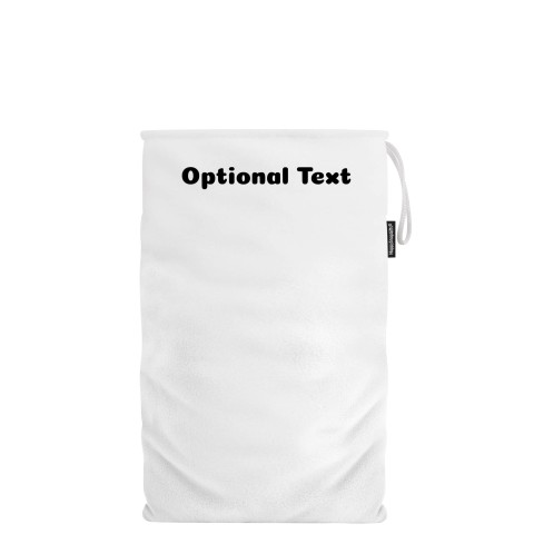 Medium (50cm Size) - White Fleece Fabric (Personalised with Text)