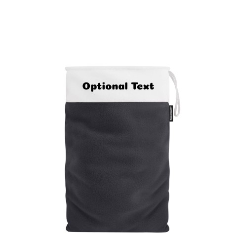 Small (30cm Size) - Grey Fleece Fabric (Personalised with Text)