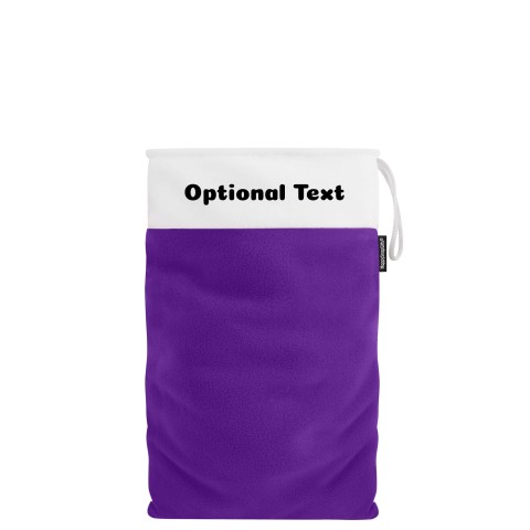 Small (30cm Size) - Purple Fleece Fabric (Personalised with Text)