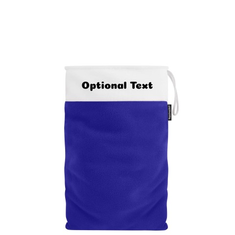 Small (30cm Size) - Royal Blue Fleece Fabric (Personalised with Text)