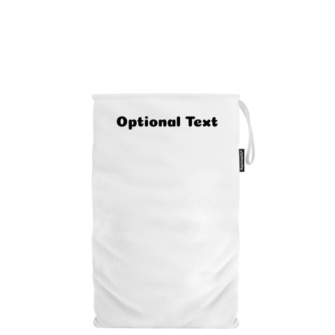 Small (30cm Size) - White Fleece Fabric (Personalised with Text)
