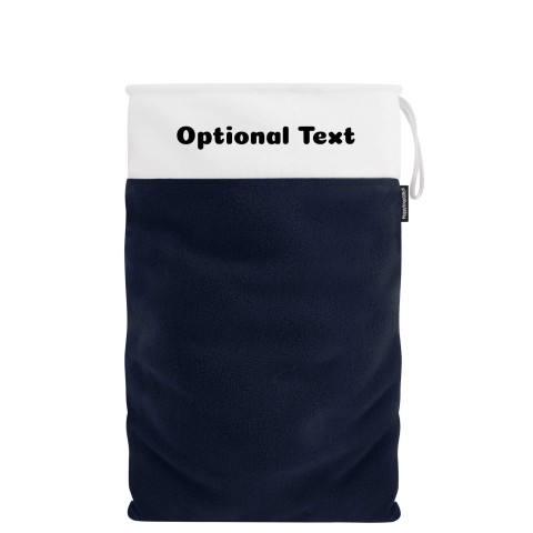 XL (75cm Size) - Navy Blue Fleece Fabric (Personalised with Text)