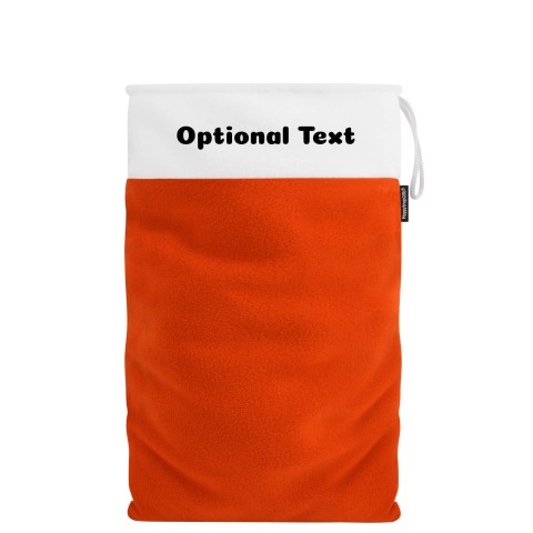 XL (75cm Size) - Orange Fleece Fabric (Personalised with Text)