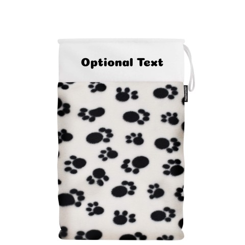 XL (75cm Size) - Paws Fleece Fabric (Personalised with Text)