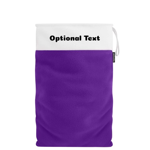 XL (75cm Size) - Purple Fleece Fabric (Personalised with Text)