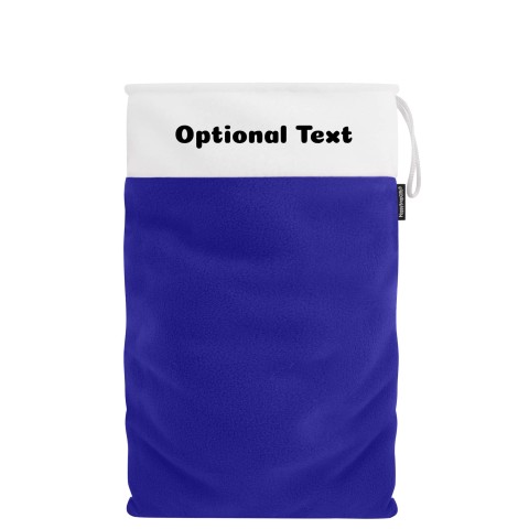 XL (75cm Size) - Royal Blue Fleece Fabric (Personalised with Text)