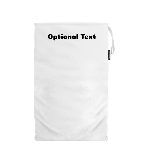 XL (75cm Size) - White Fleece Fabric (Personalised with Text)