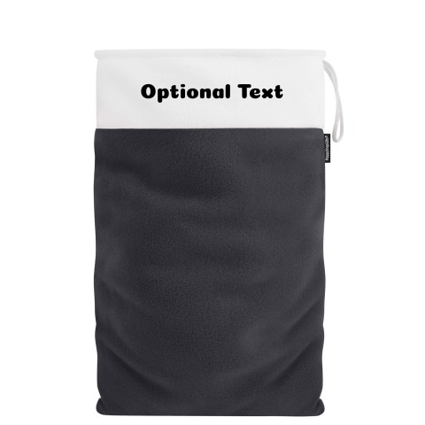 XXL (100cm Size) - Grey Fleece Fabric (Personalised with Text)