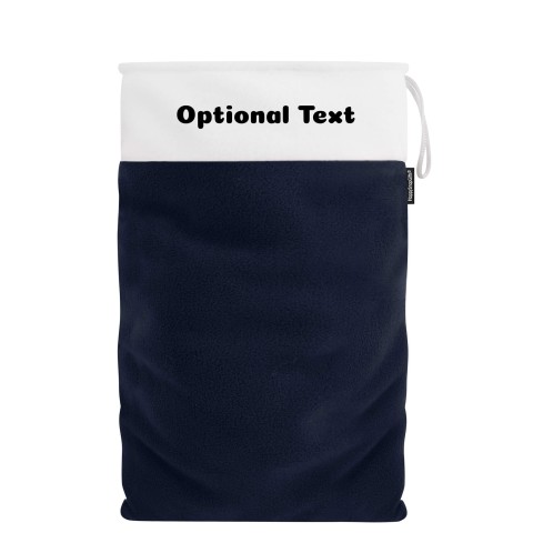 XXL (100cm Size) - Navy Blue Fleece Fabric (Personalised with Text)