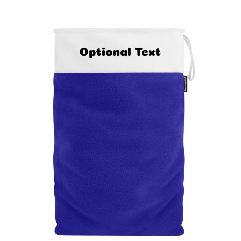 XXL (100cm Size) - Royal Blue Fleece Fabric (Personalised with Text)