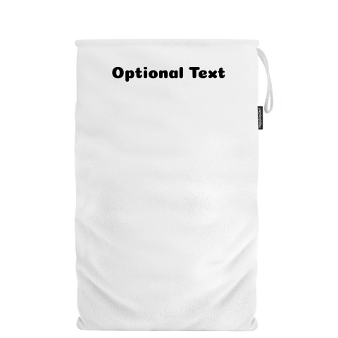 XXL (100cm Size) - White Fleece Fabric (Personalised with Text)