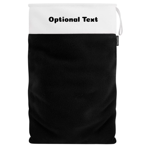 XXXL (150cm Size) - Black Fleece Fabric (Personalised with Text)