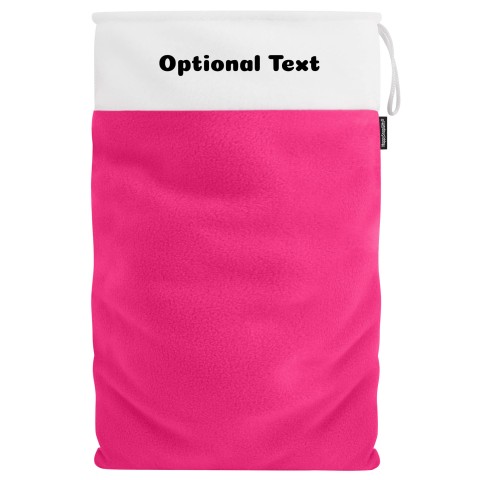 XXXL (150cm Size) - Fuchsia Pink Fleece Fabric (Personalised with Text)