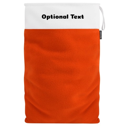 XXXL (150cm Size) - Orange Fleece Fabric (Personalised with Text)
