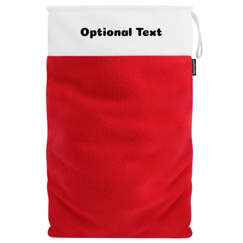 XXXL (150cm Size) - Red Fleece Fabric (Personalised with Text)