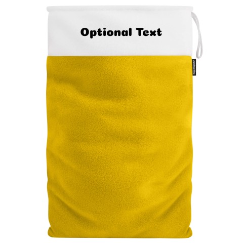 XXXL (150cm Size) - Yellow Fleece Fabric (Personalised with Text)