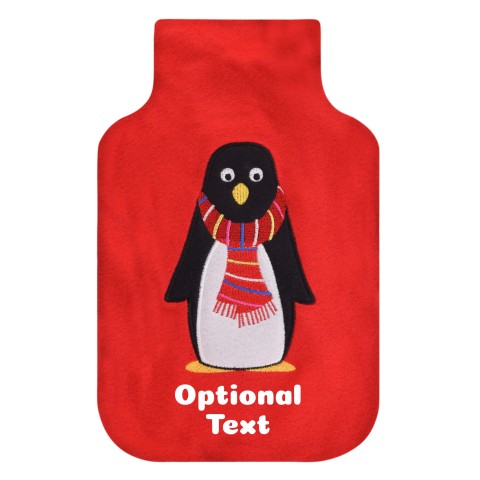 with Red Penguin Embroidery