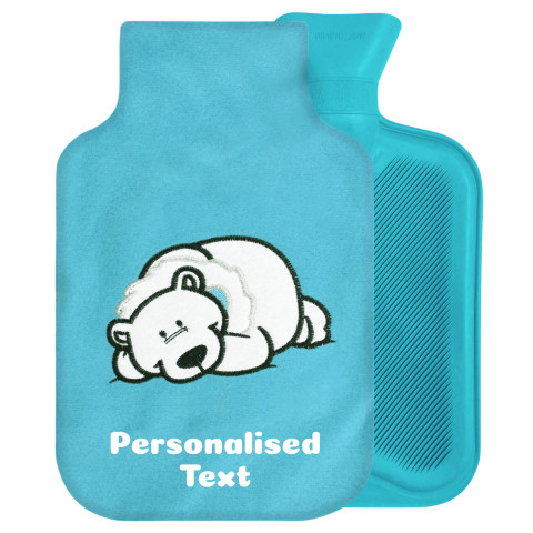 - 2 Litre Generic from Stock Available Colours - Turquoise with Polar Bear (Personalised with Text)