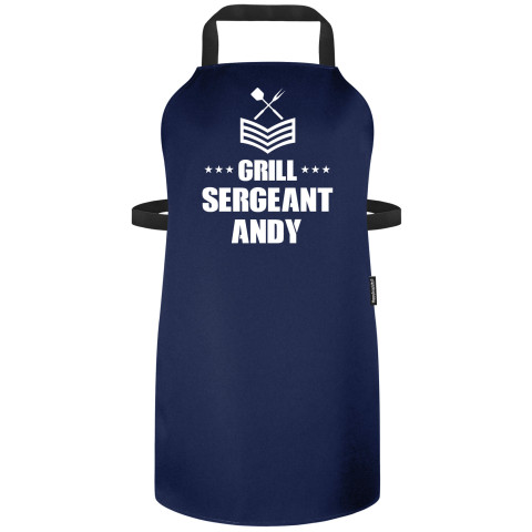 (90cm x 70cm) - Navy Blue Polycotton Fabric (Personalised with Name)