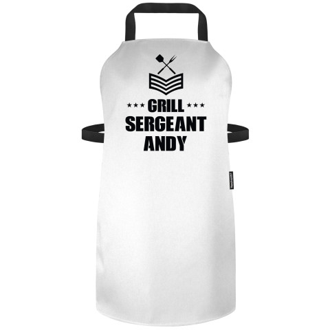 (90cm x 70cm) - White Polycotton Fabric (Personalised with Name)