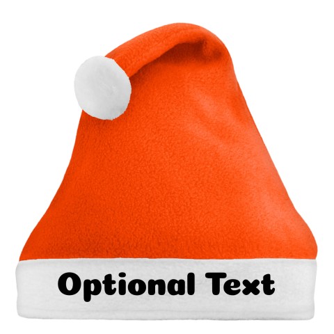 Smaller Adult Teen Size - Orange Fleece Fabric