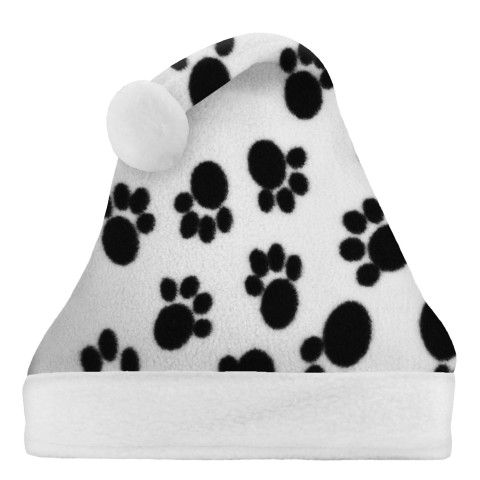 Smaller Adult Teen Size - Paws Fleece Fabric (Personalised with Text)