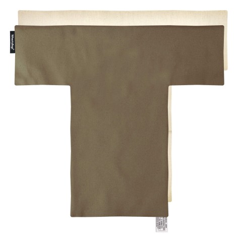 - 43cm x 39cm - Chocolate Luxury Cotton Fabric Removable Cover (Personalised with Text)