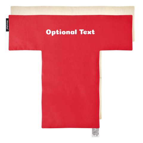 - 43cm x 39cm - Red Cotton Fabric Removable Cover