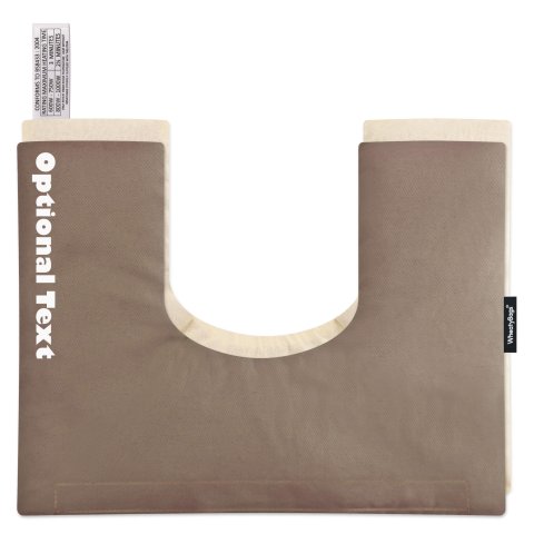 - 37cm x 27cm - Chocolate Luxury Cotton Fabric Removable Cover