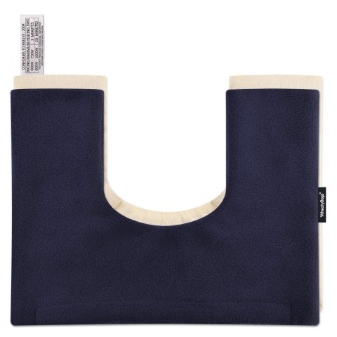 - 37cm x 27cm - Navy Blue Fleece Fabric Removable Cover (Personalised with Text)
