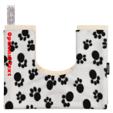 - 37cm x 27cm - Paws Fleece Fabric Removable Cover