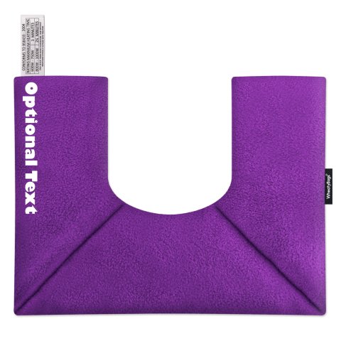 - 37cm x 27cm - Purple Fleece Fabric