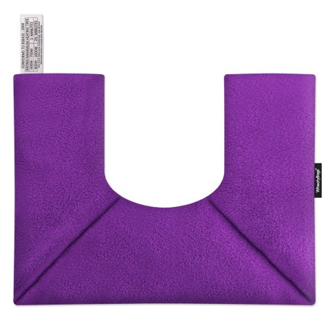 - 37cm x 27cm - Purple Fleece Fabric (Personalised with Text)