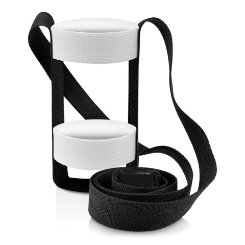 (100cm) - Black with Double Elastic Fastening