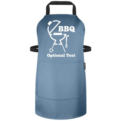 BBQ Apron Cotton Fabric personalised with Text