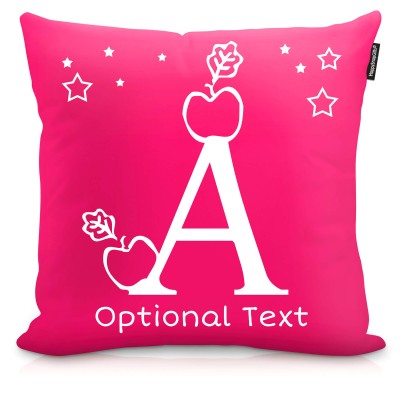 kids personalised alphabet cushion personalised with text