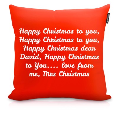 Personalised Name Cushion which can be personalised with upto 300 characters