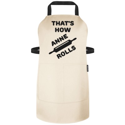 Funny Personalised Apron Thats How I Roll Personalised with Text